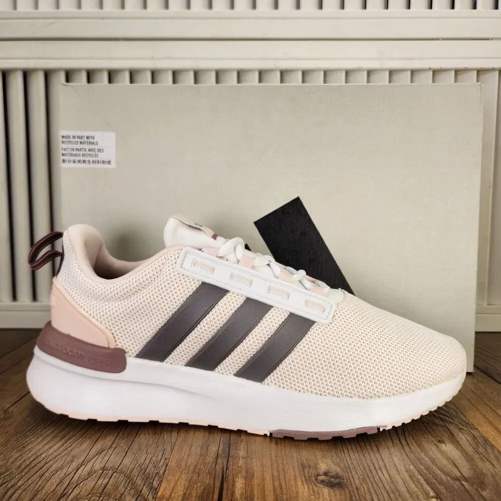 Adidas Racer TR21 HP2743 Womens 9.5 Pink Gray Athletic Training Sneakers Shoes